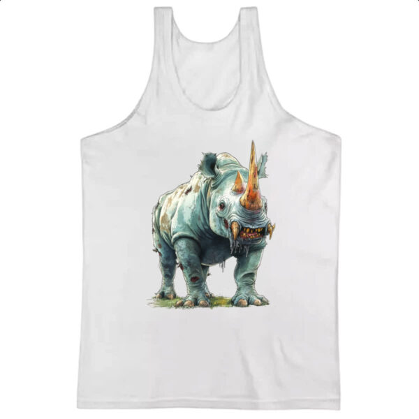 Camiseta Regata Zumbi Rinoceronte