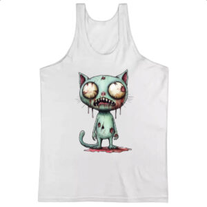 Camiseta Regata Zumbi gato