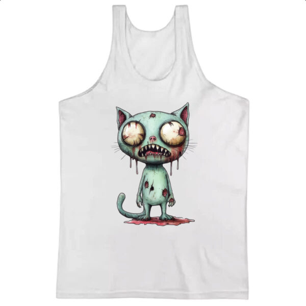 Camiseta Regata Zumbi gato