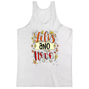 Camiseta Regata Feliz ano novo