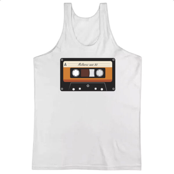 Camiseta Regata Fita K7 retro anos 80