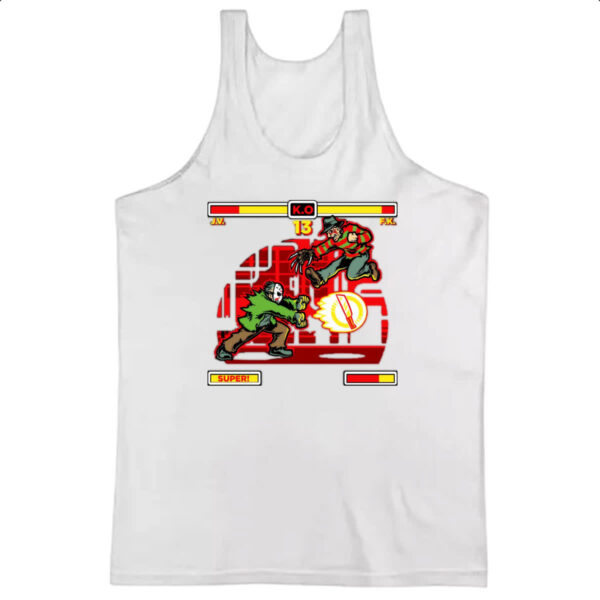 Camiseta Regata Freddy x Jason Street Fighter