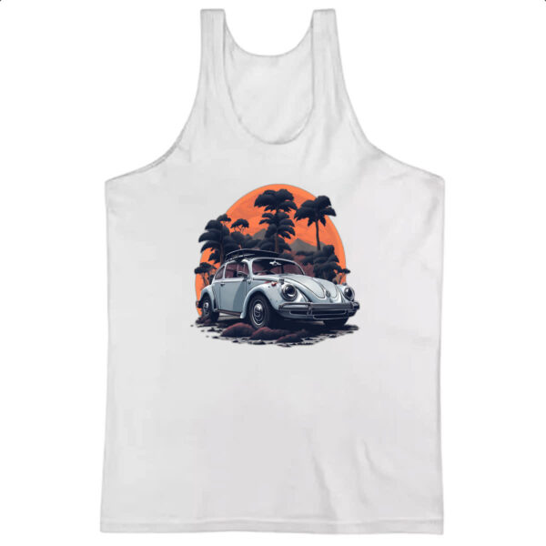 Camiseta Regata Fusca Branco Sunset