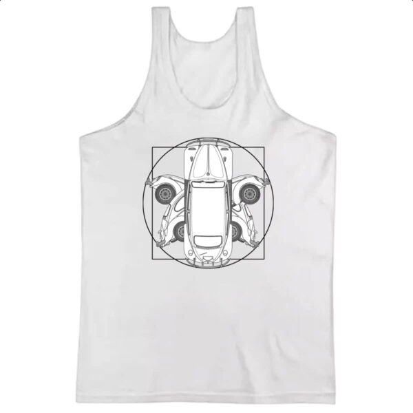 Camiseta Regata Fusca Vitruviano Da Vinci