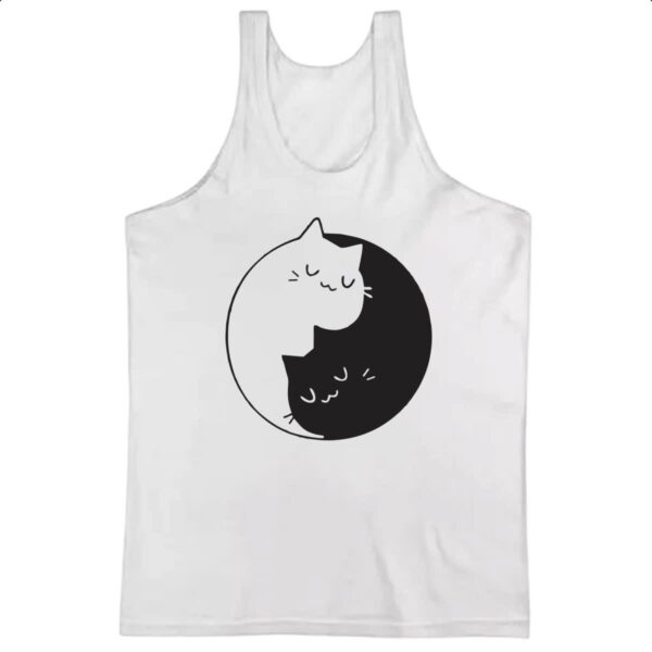 Camiseta Regata Gatinhos Yin Yang