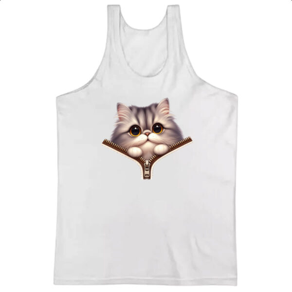 Camiseta Regata Gato British Longhair no ziper