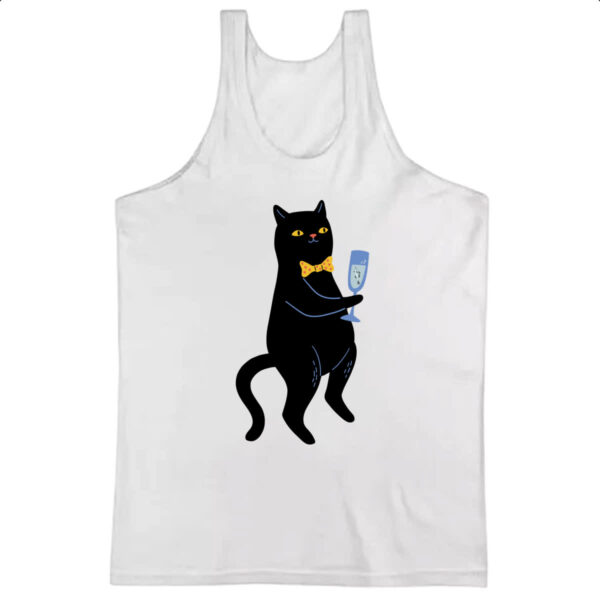 Camiseta Regata Gato drink de peixe