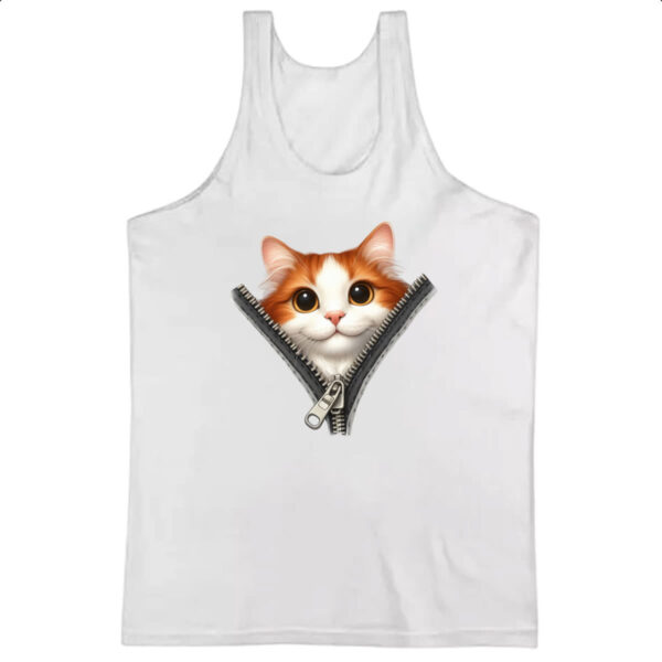 Camiseta Regata Gato Turco van no ziper