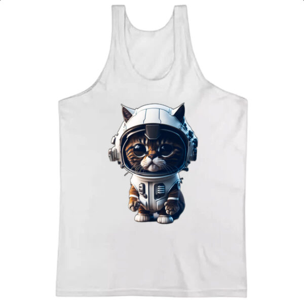 Camiseta Regata Gato filhote fofinho astronauta