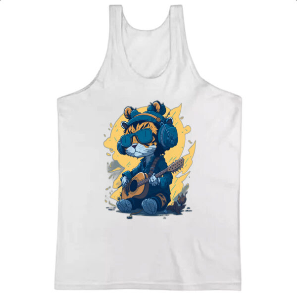 Camiseta Regata Gato hippie