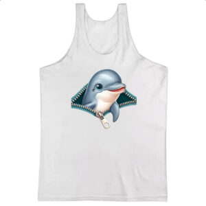 Camiseta Regata Golfinho no ziper