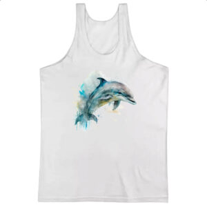 Camiseta Regata Golphinho aquarela 04