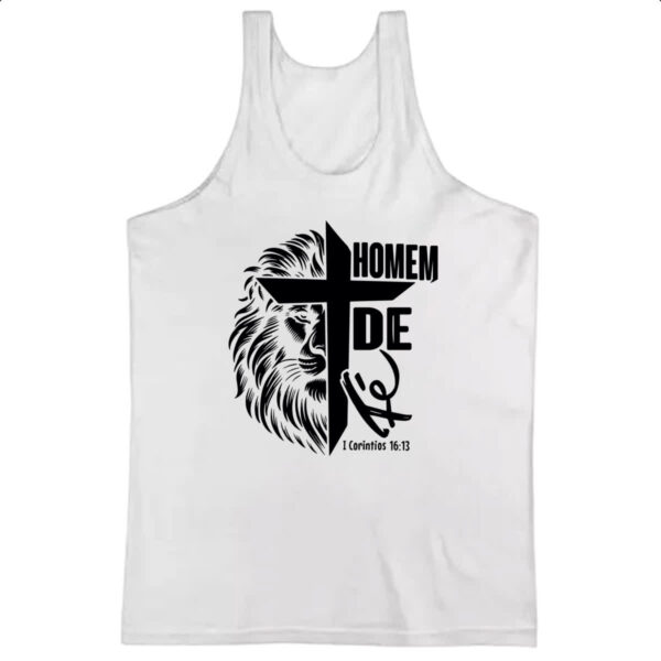 Camiseta Regata Gospel 1 Corintios 16.13