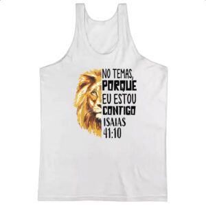 Camiseta Regata Gospel Isaias 41.10