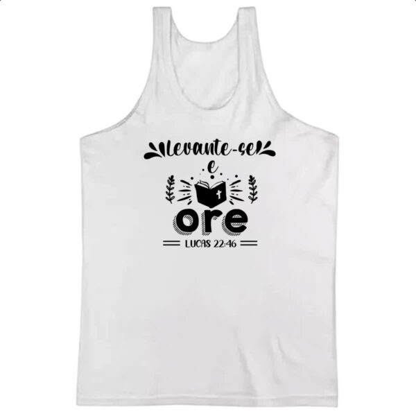 Camiseta Regata Gospel Lucas 22.46