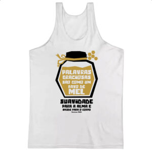 Camiseta Regata Gospel Proverbios 16.24