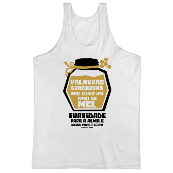 Camiseta Regata Gospel Proverbios 16.24