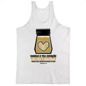 Camiseta Regata Gospel Proverbios 4.23