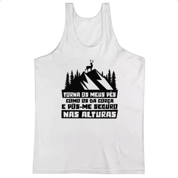Camiseta Regata Gospel Salmos 18.33.34