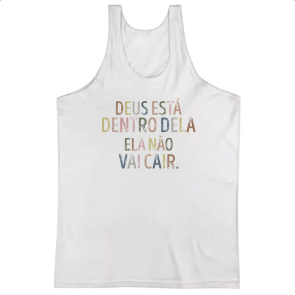 Camiseta Regata Gospel Salmos 46.5
