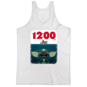 Camiseta Regata Gremlins parodia tubarao