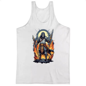 Camiseta Regata Guerreiro Skull Medieval