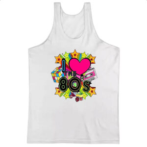 Camiseta Regata I love anos 80