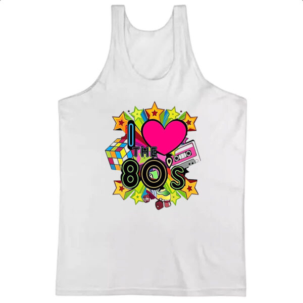 Camiseta Regata I love anos 80