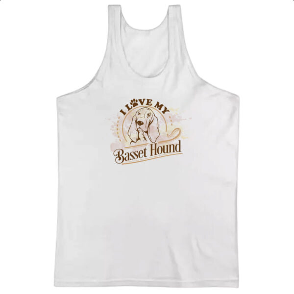 Camiseta Regata I love my Basset Hound