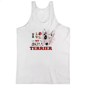 Camiseta Regata I love my Bull Terrier