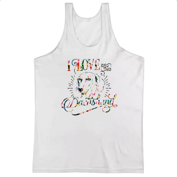 Camiseta Regata I love my Daschshund