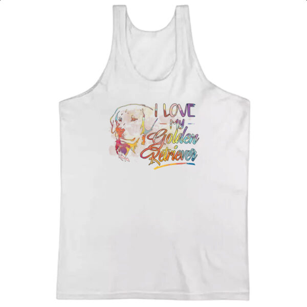 Camiseta Regata I love my Golden Retriever