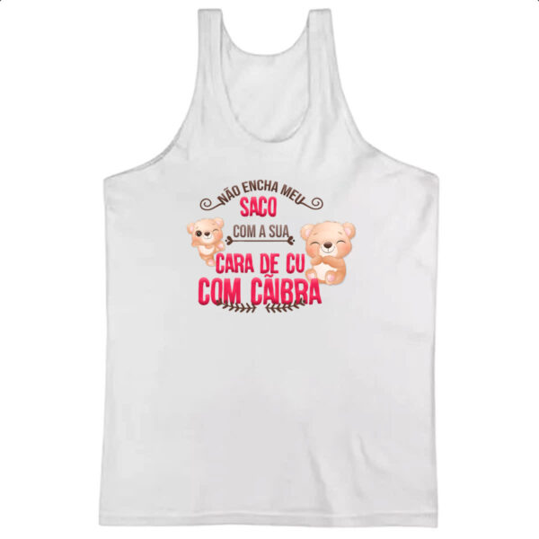Camiseta Regata Ironico nao encha meu