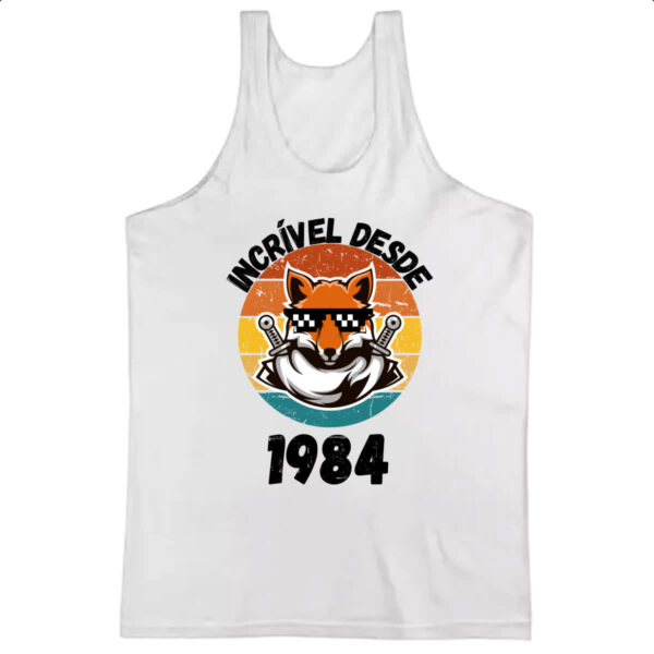 Camiseta Regata Incrivel desde 1984