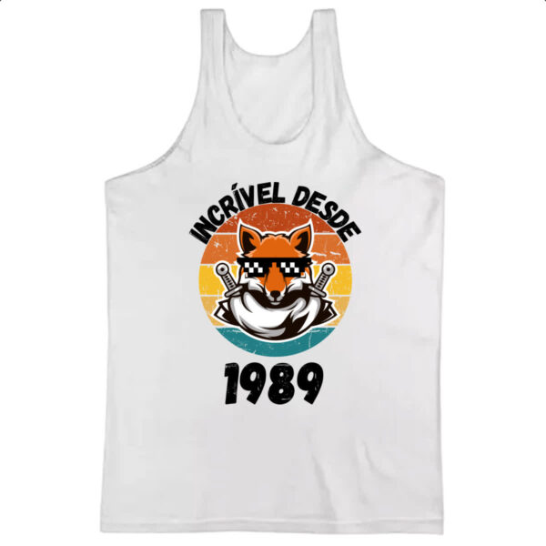 Camiseta Regata Incrivel desde 1989