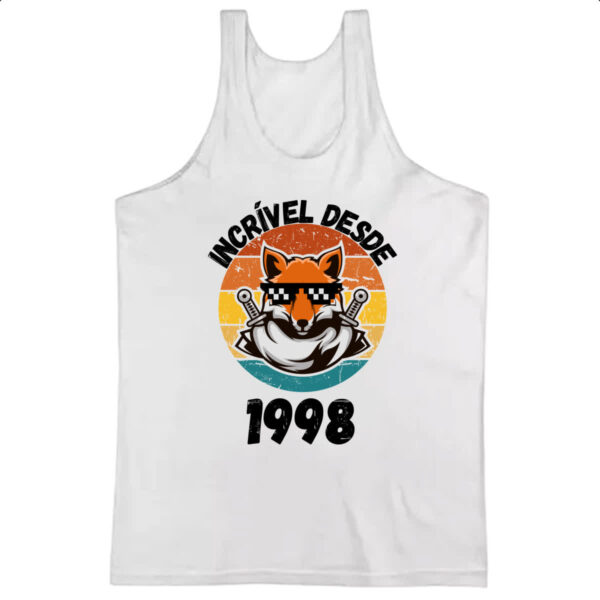 Camiseta Regata Incrivel desde 1998