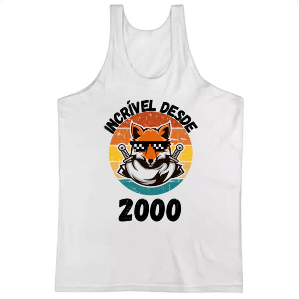 Camiseta Regata Incrivel desde 2000