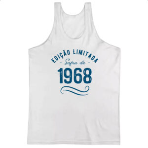 Camiseta Regata Ano de safra 1968