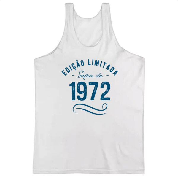 Camiseta Regata Ano de safra 1972