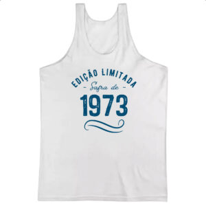Camiseta Regata Ano de safra 1973