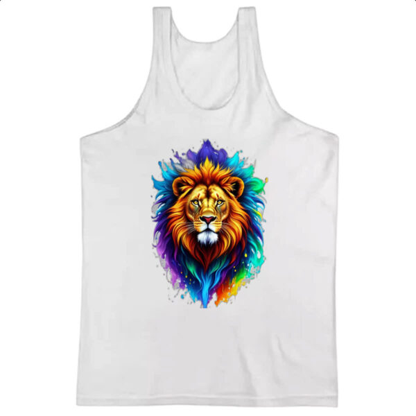 Camiseta Regata Leao de Juda Watercorlor Splash