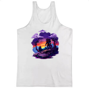 Camiseta Regata Leao guerreiro noturno