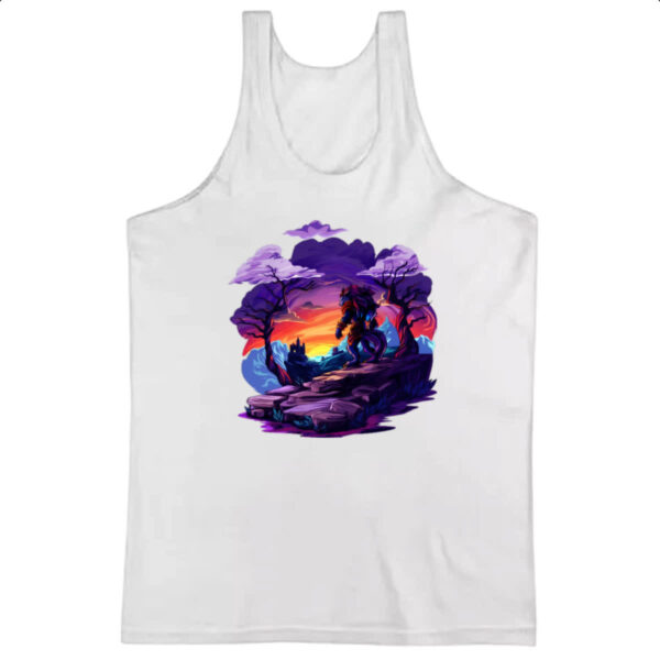 Camiseta Regata Leao guerreiro noturno