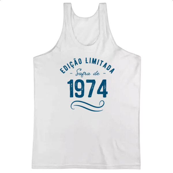 Camiseta Regata Ano de safra 1974