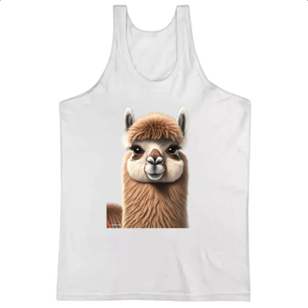 Camiseta Regata Lhama rosto deboche