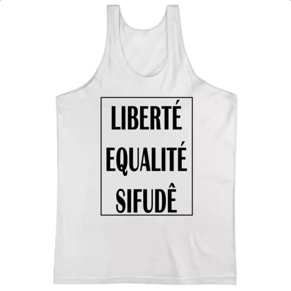 Camiseta Regata Liberte Qualite Sifude