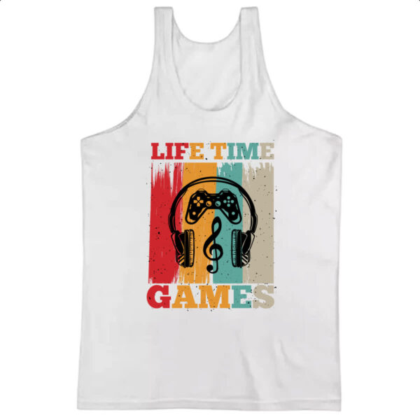 Camiseta Regata Life Time Games