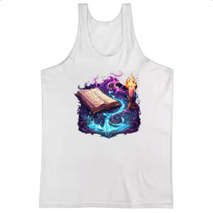 Camiseta Regata Livro magia em acao