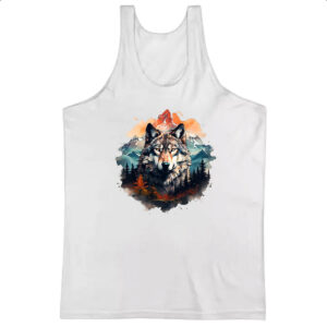Camiseta Regata Lobo da montanha