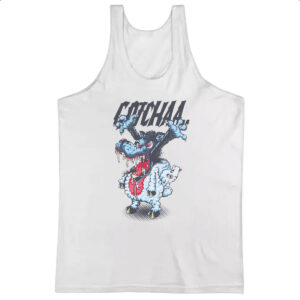 Camiseta Regata Lobo em pele de cordeiro
